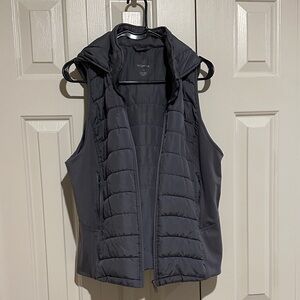 Purple/Grey Puffer Vest